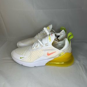 Nike Air Max 270 White/Crimson Bliss DV2184-100 Women’s Size 9 Sneaker.